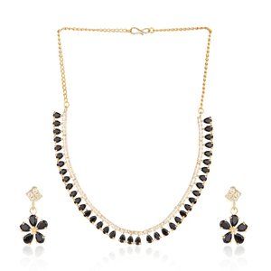 The Naila Jewellery Set - Black